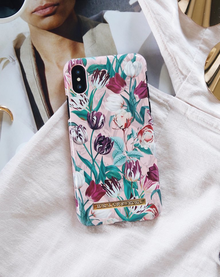iDeal of Sweden PRINTED custodia per cellulare 15,8 cm (6.2) Cover Rosa, Viola, Bianco
