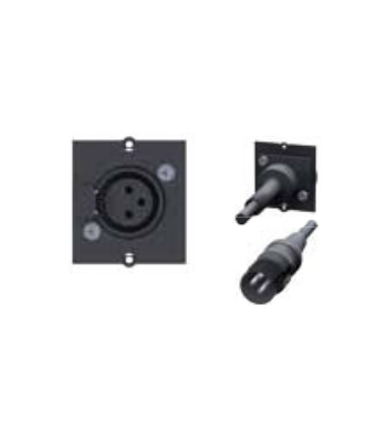 Bachmann Modulares Faceplate-Snap-In - 3 PIN XLR
