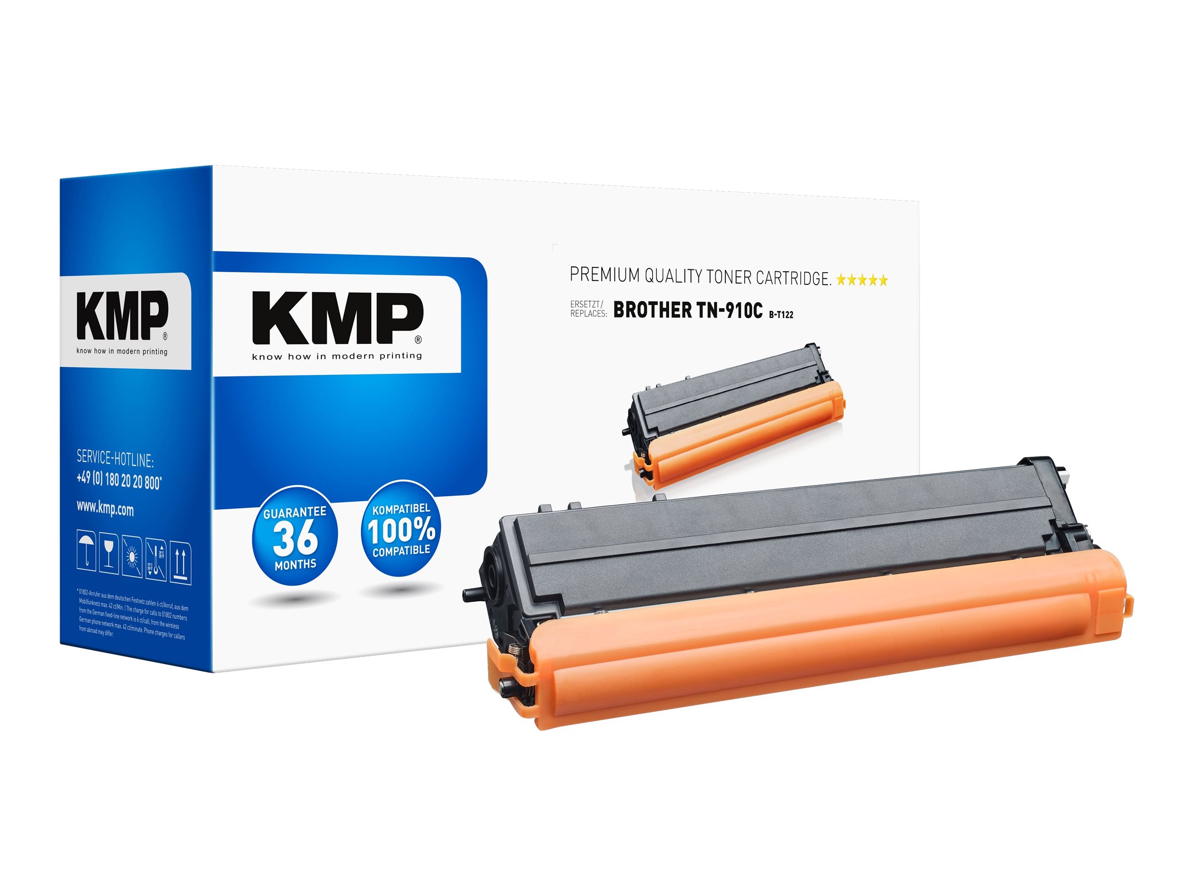 KMP B-T122 - 180 g - Cyan - kompatibel - Tonerpatrone