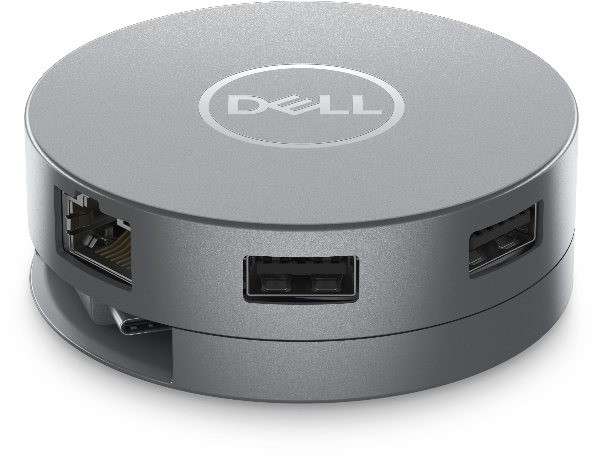 Dell 6-in-1-USB-C-Multiport-Adapter DA305 - Kabelgebunden - USB 3.2 Gen 2 (3.1 Gen 2) Type-C - 10,100,1000 Mbit/s - Silber - 3840 x 2160 Pixel - Dell