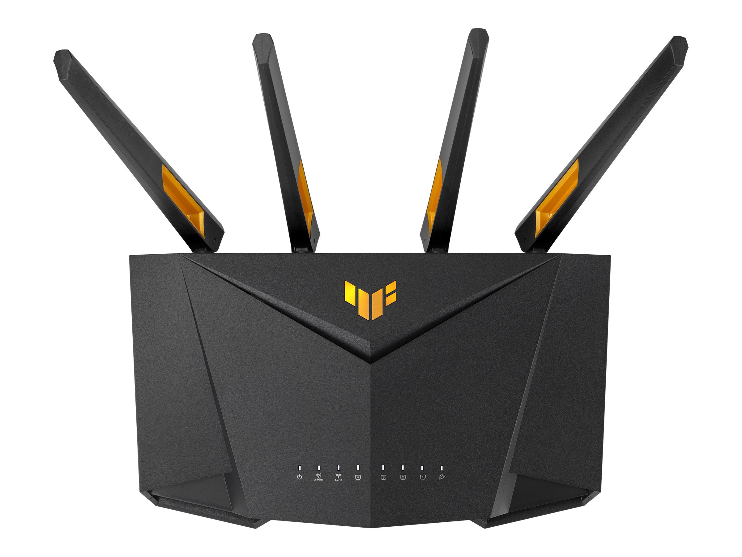 ASUS TUF Gaming AX3000 V2 router inal�mbrico Gigabit Ethernet Doble banda (2,4 GHz / 5 GHz) Negro, Naranja