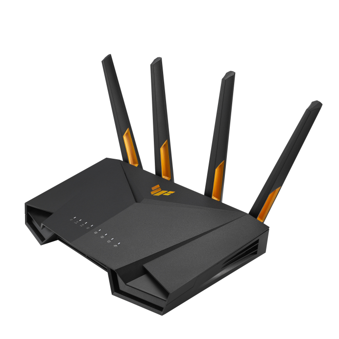 ASUS TUF Gaming AX3000 V2 router inal�mbrico Gigabit Ethernet Doble banda (2,4 GHz / 5 GHz) Negro, Naranja