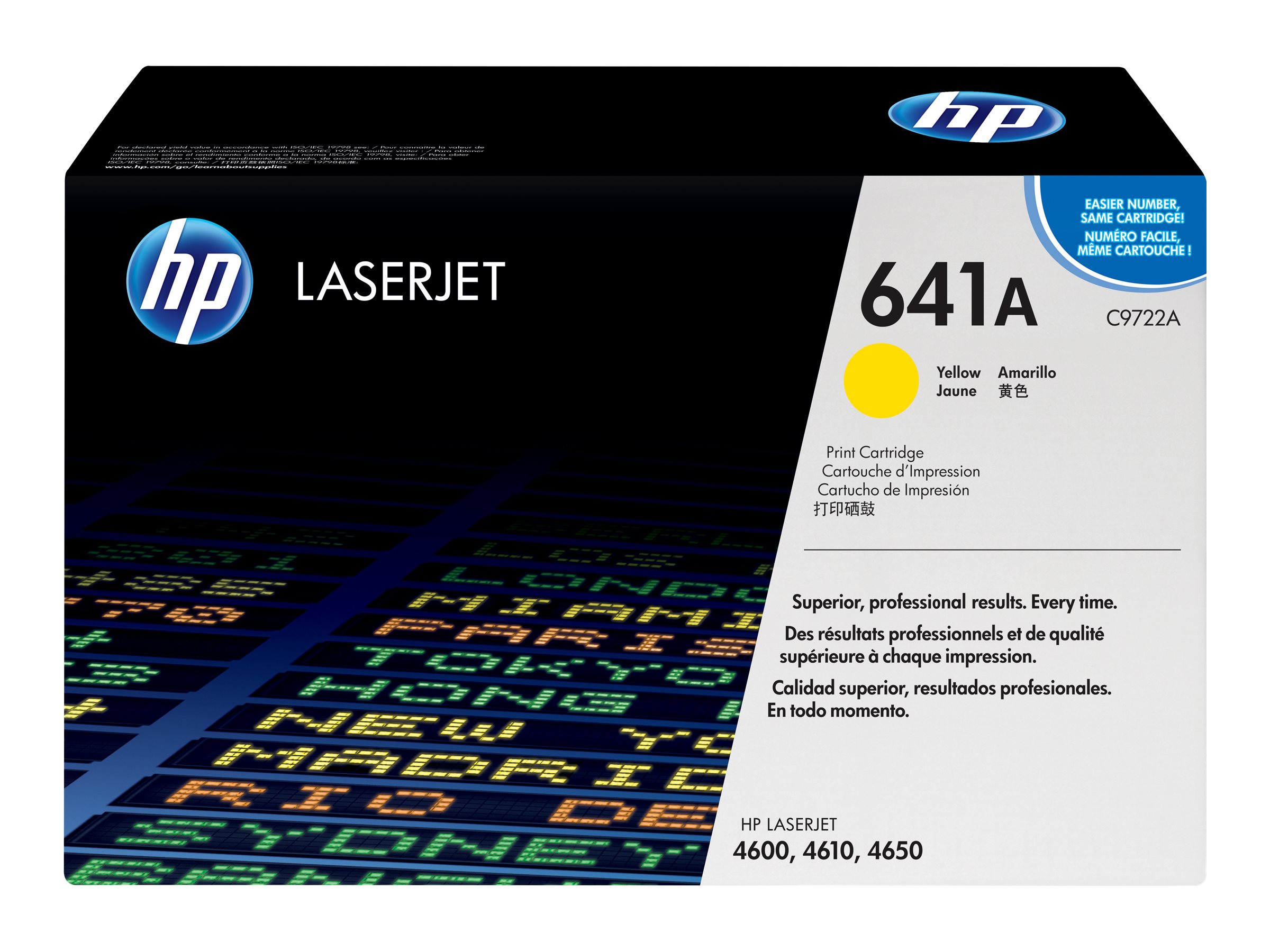 HP 641A - C9722A - Toner gelb - fr Color LaserJet 4600, 4610, 4650