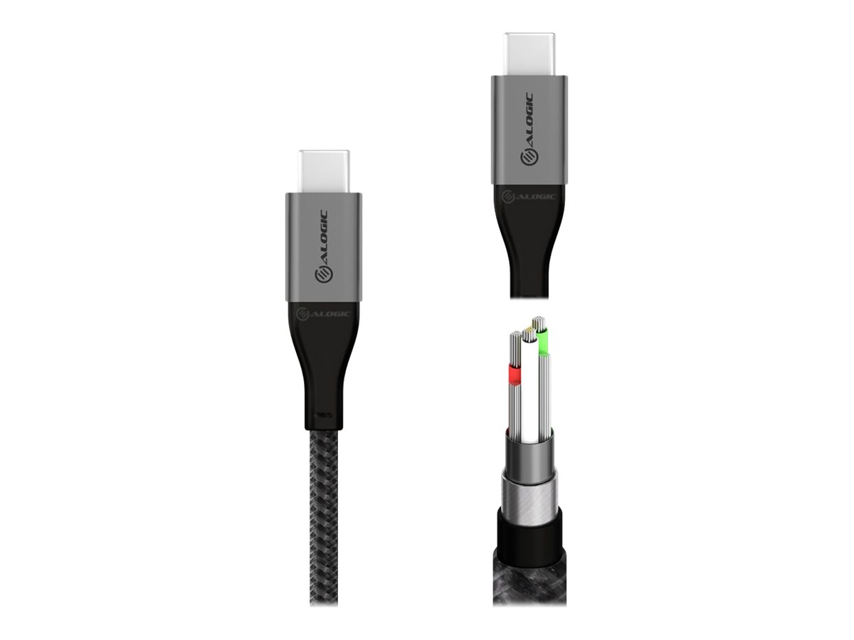 ALOGIC ULCC203-SGR cble USB 3 m USB 2.0 USB C Gris