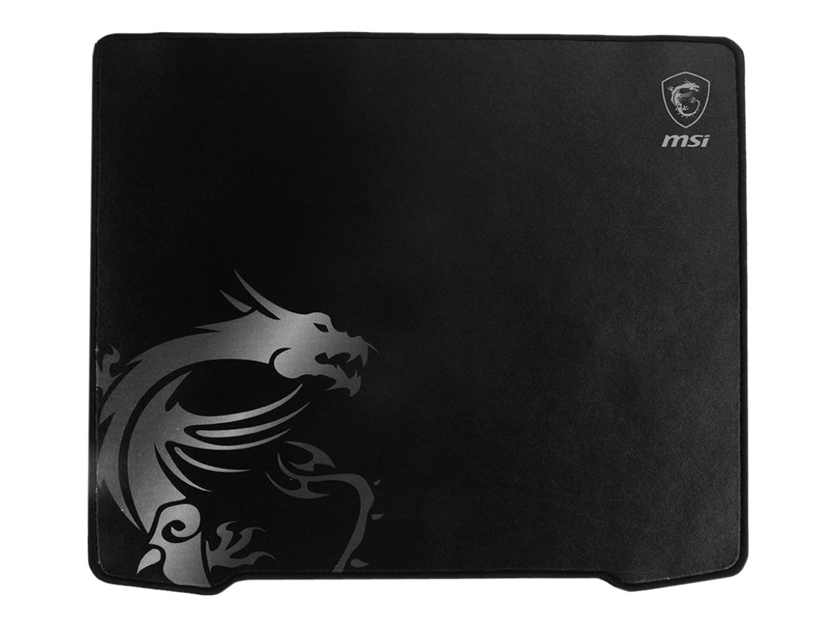 MSI AGILITY GD30 Pro Gaming Mousepad 450mm x 400mm, Pro Gamer Silk Surface, Iconic Dragon Design, Anti-slip and shock-absorbing rubber base, Reinforced stitched edges