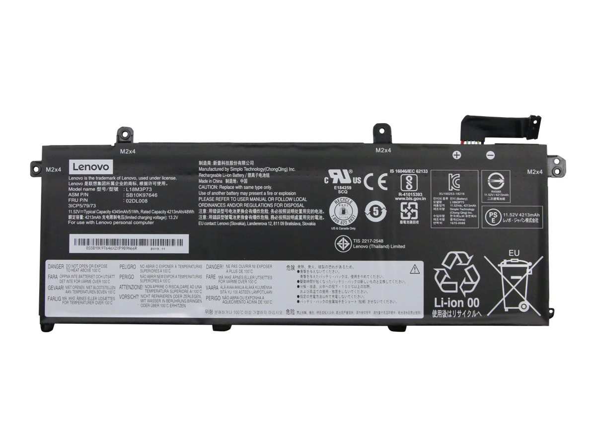 Lenovo Simplo - Laptop-Batterie - Lithium-Ionen - 3 Zellen