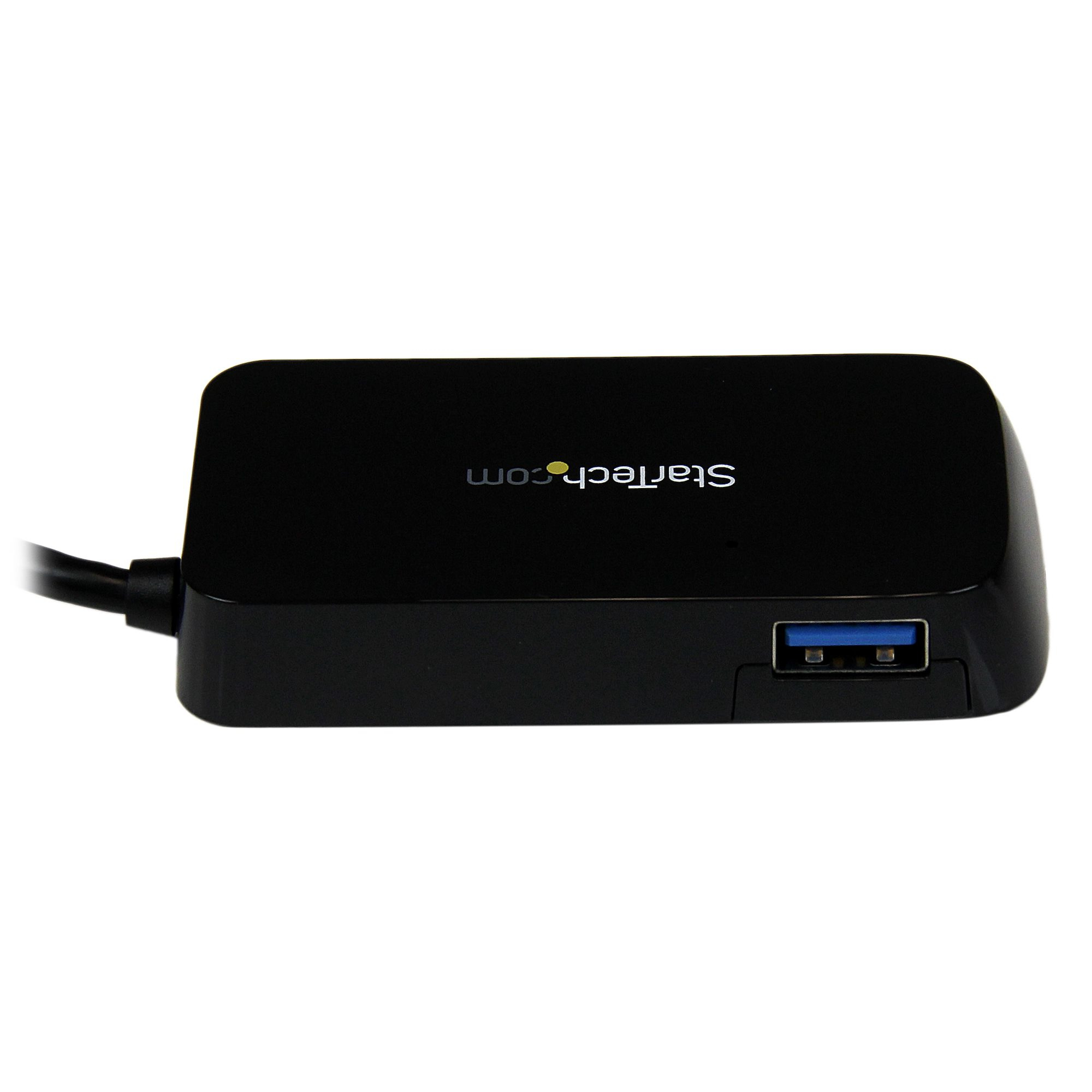 StarTech.com Adaptador Concentrador Hub Ladrón USB 3.0 (5Gbps) Super Speed  Portátil de 4 Puertos Salidas - Negro