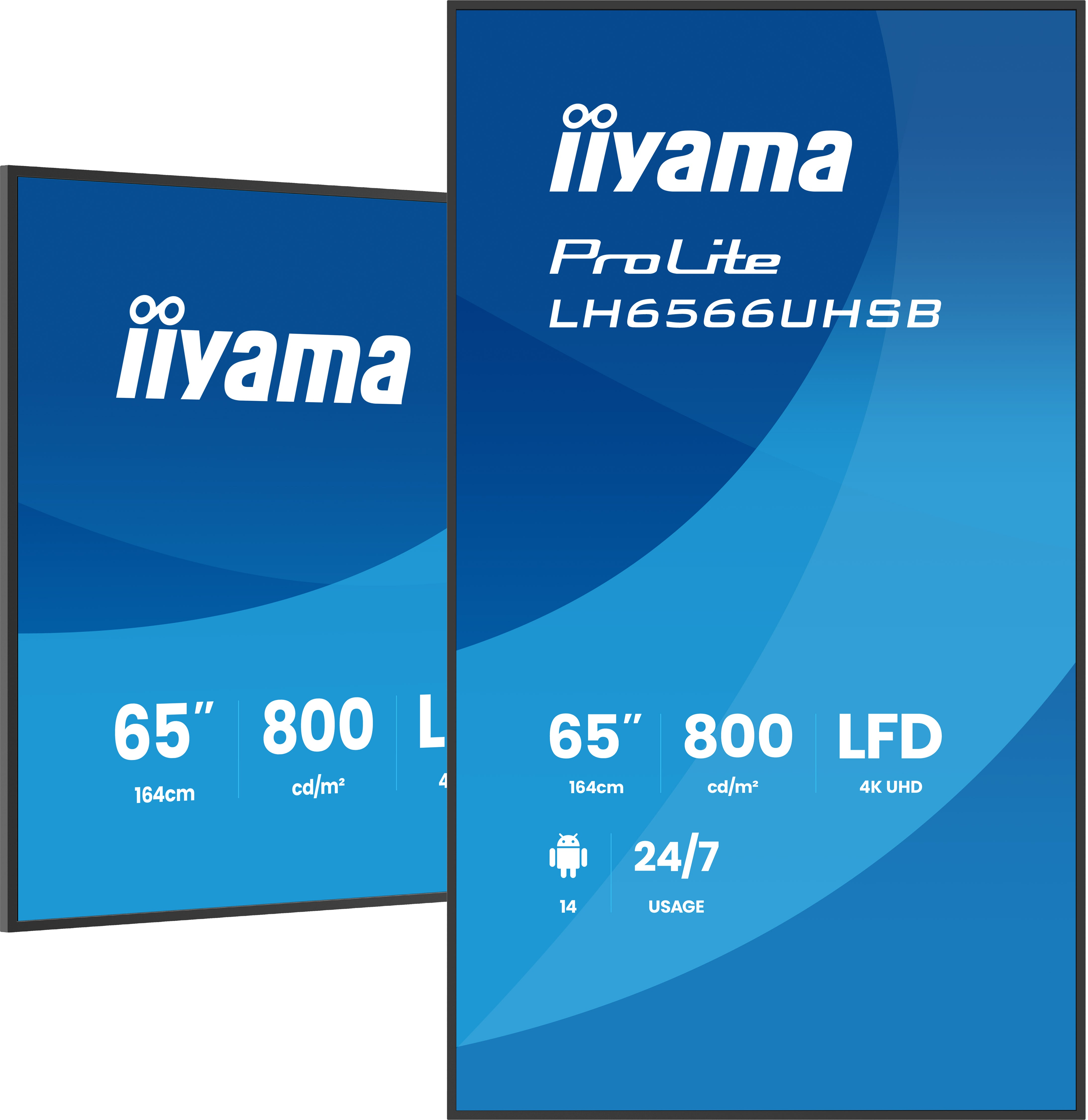 Iiyama ProLite LH6566UHSB-B1AG - 164 cm (64.5)