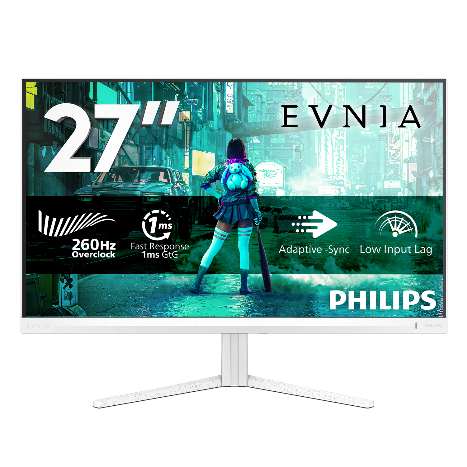 Philips 27M2N3201PL/00 computer monitor 68.6 cm (27) 1920 x 1080 pixels Full HD LCD White