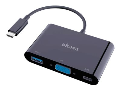 Akasa AK-CBCA02-15BK adaptateur graphique USB 1920 x 1200 pixels Noir