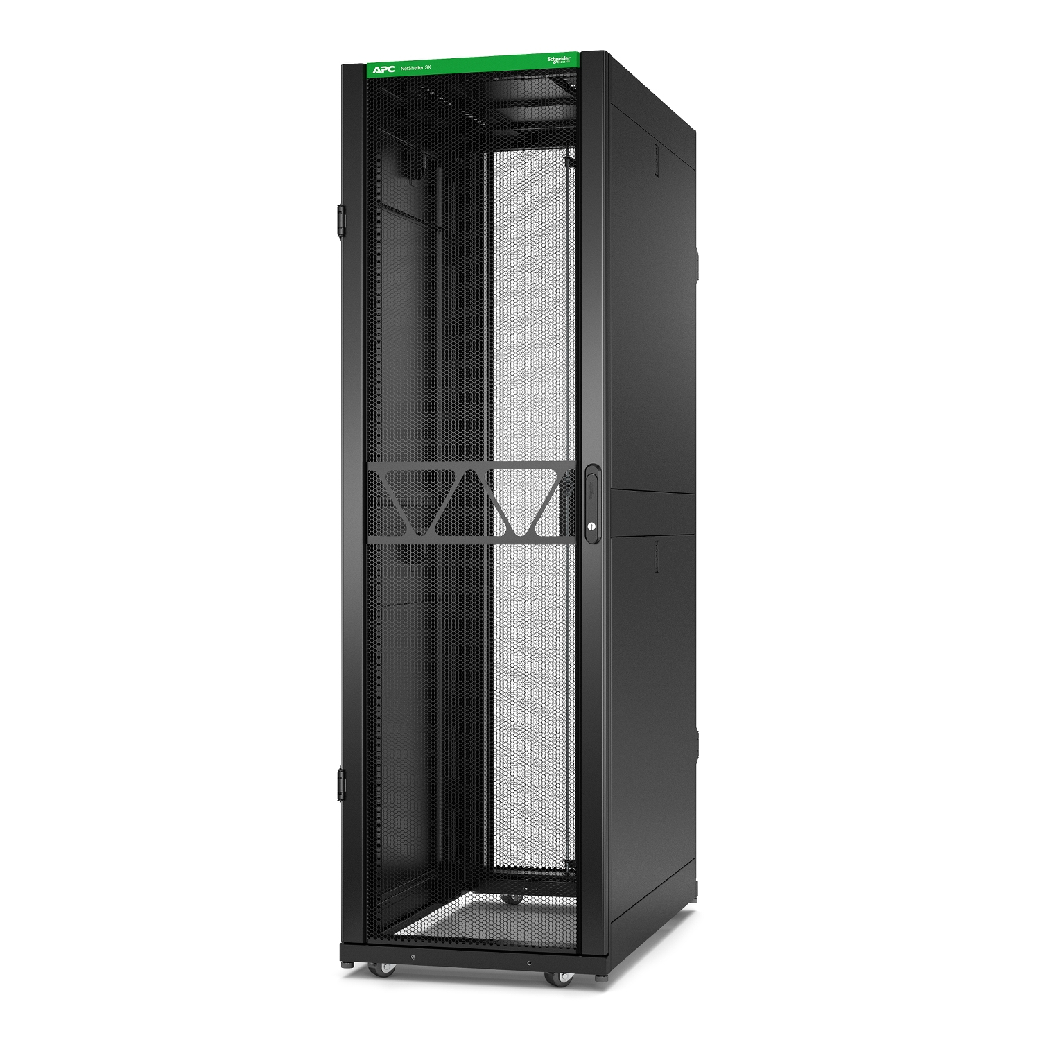 APC Netshelter SX Gen2 AR3100B2 - 42U, 1991h x 600l x 1070p mm, avec panneaux lat�raux, noir