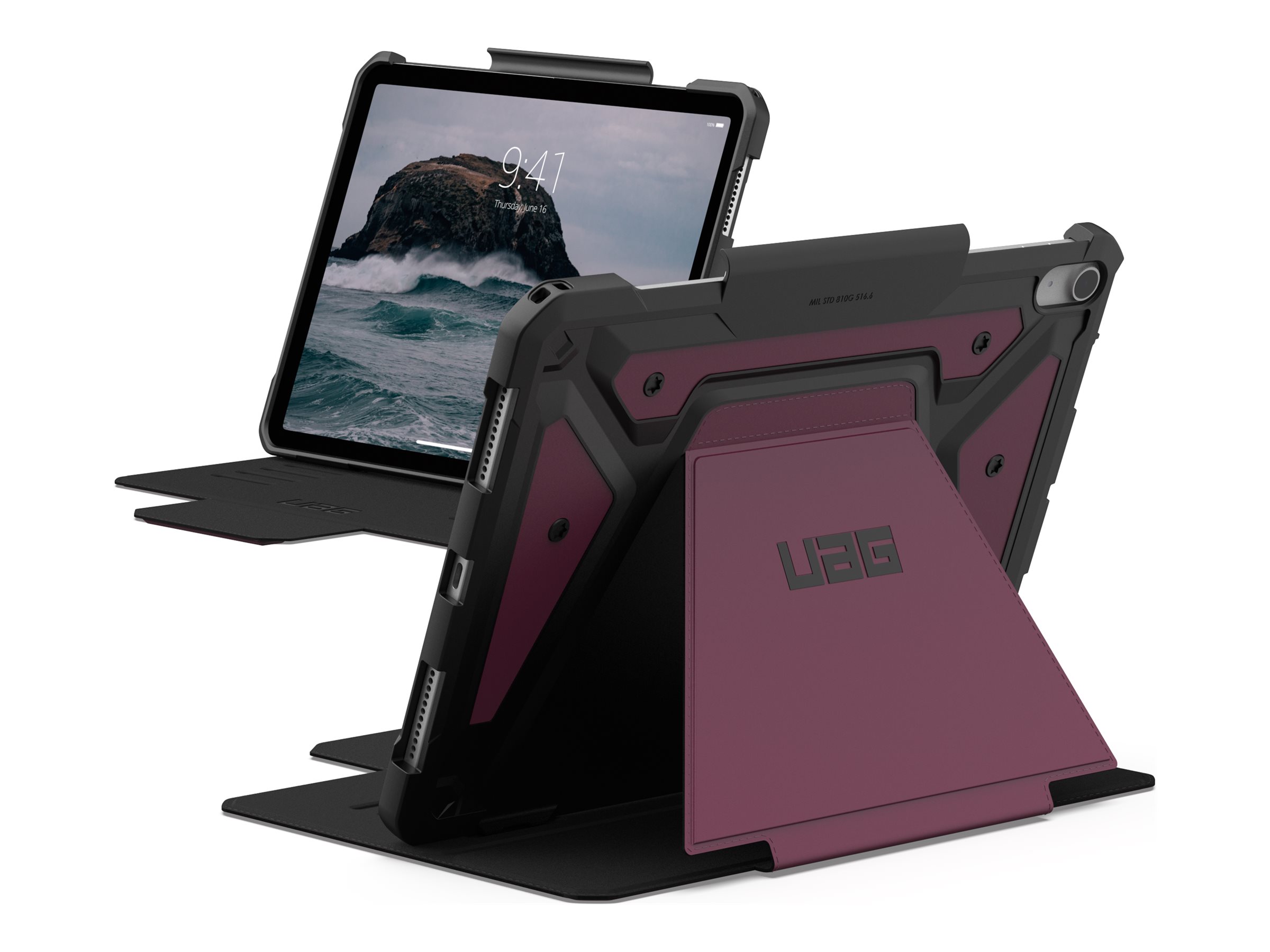 Urban Armor Gear UAG Metropolis SE Series - Flip-Hlle fr Tablet - widerstandsfhig - Polyurethan (PU)