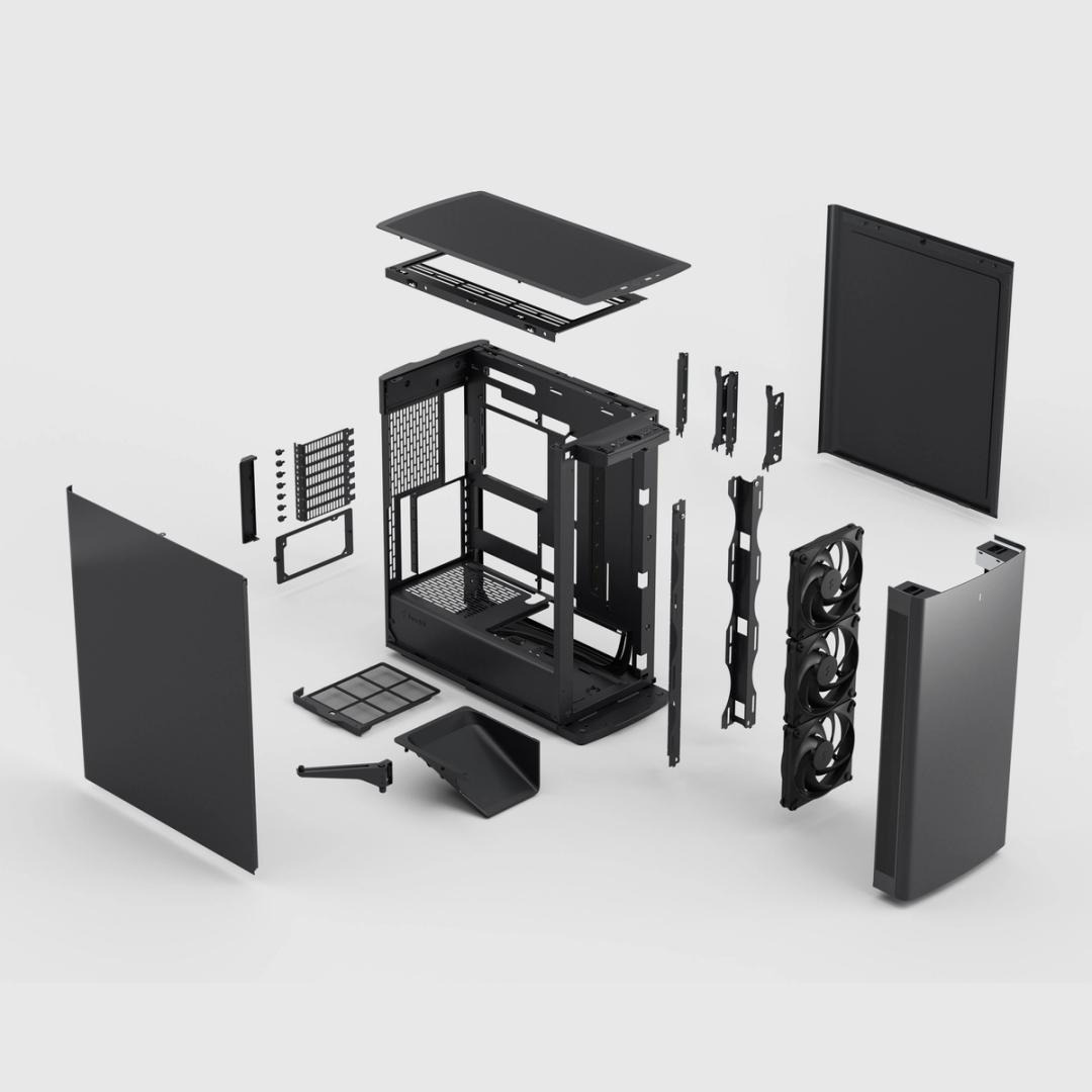 Fractal Design Define One Dark Solid - Tower - E-ATX - keine Spannungsversorgung (ATX)