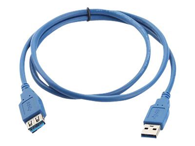Techly ICOC-U3-AA-10-EX cable USB 1 m USB 3.2 Gen 1 (3.1 Gen 1) USB A Azul