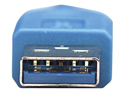 Techly ICOC-U3-AA-10-EX cable USB 1 m USB 3.2 Gen 1 (3.1 Gen 1) USB A Azul