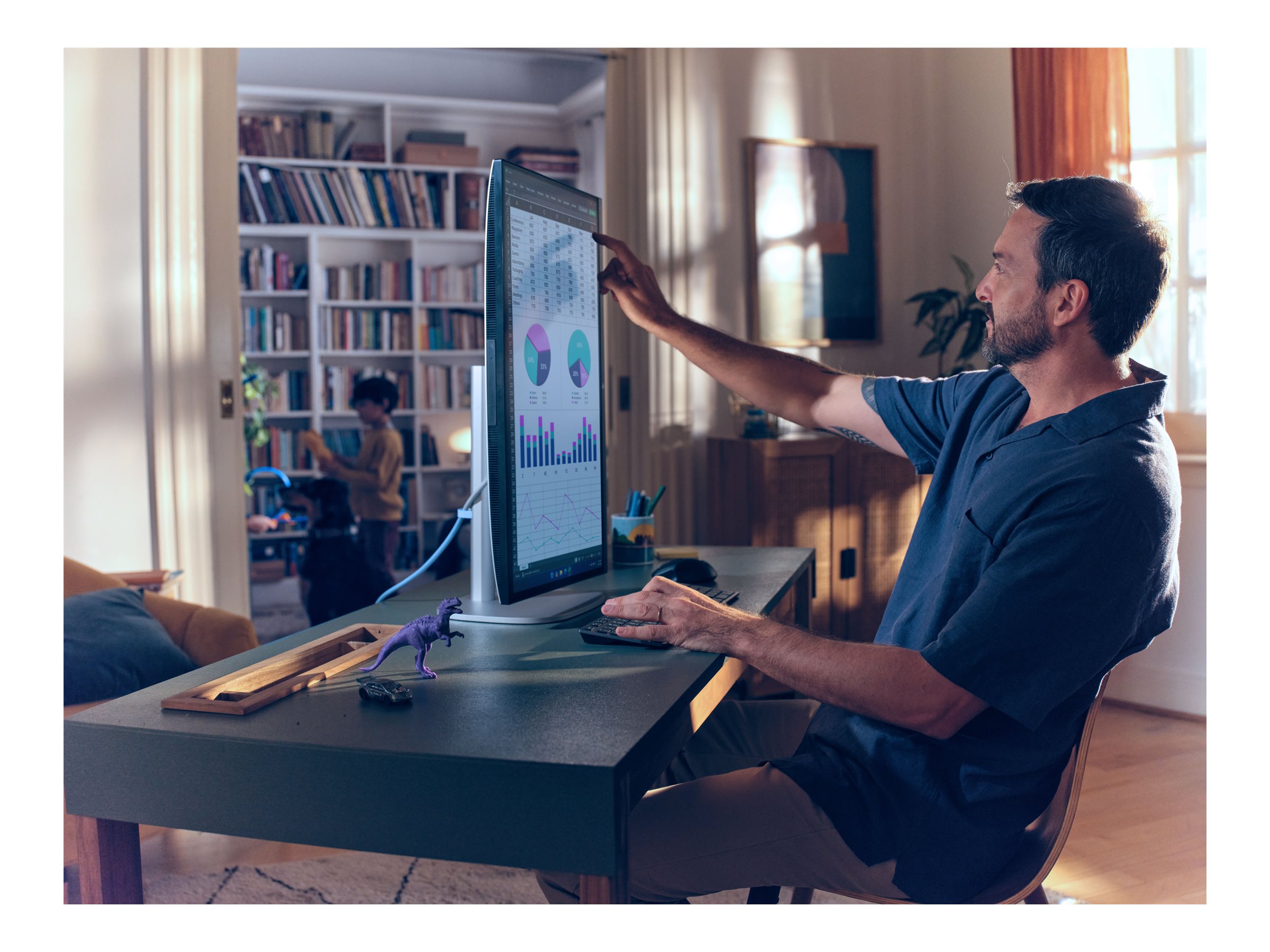 HP EliteStudio 8 G1i - All-in-One (Komplettl�sung) - Core Ultra 5 235 / 3.4 GHz - vPro Enterprise - RAM 16 GB - SSD 512 GB - NVMe - Intel Graphics - Wi-Fi 6, Wi-Fi 7, Bluetooth, 1GbE - WLAN: 802.11a/b/g/n/ac/ax/be, Bluetooth 5.4 - Win 11 Pro - Monitor: LE