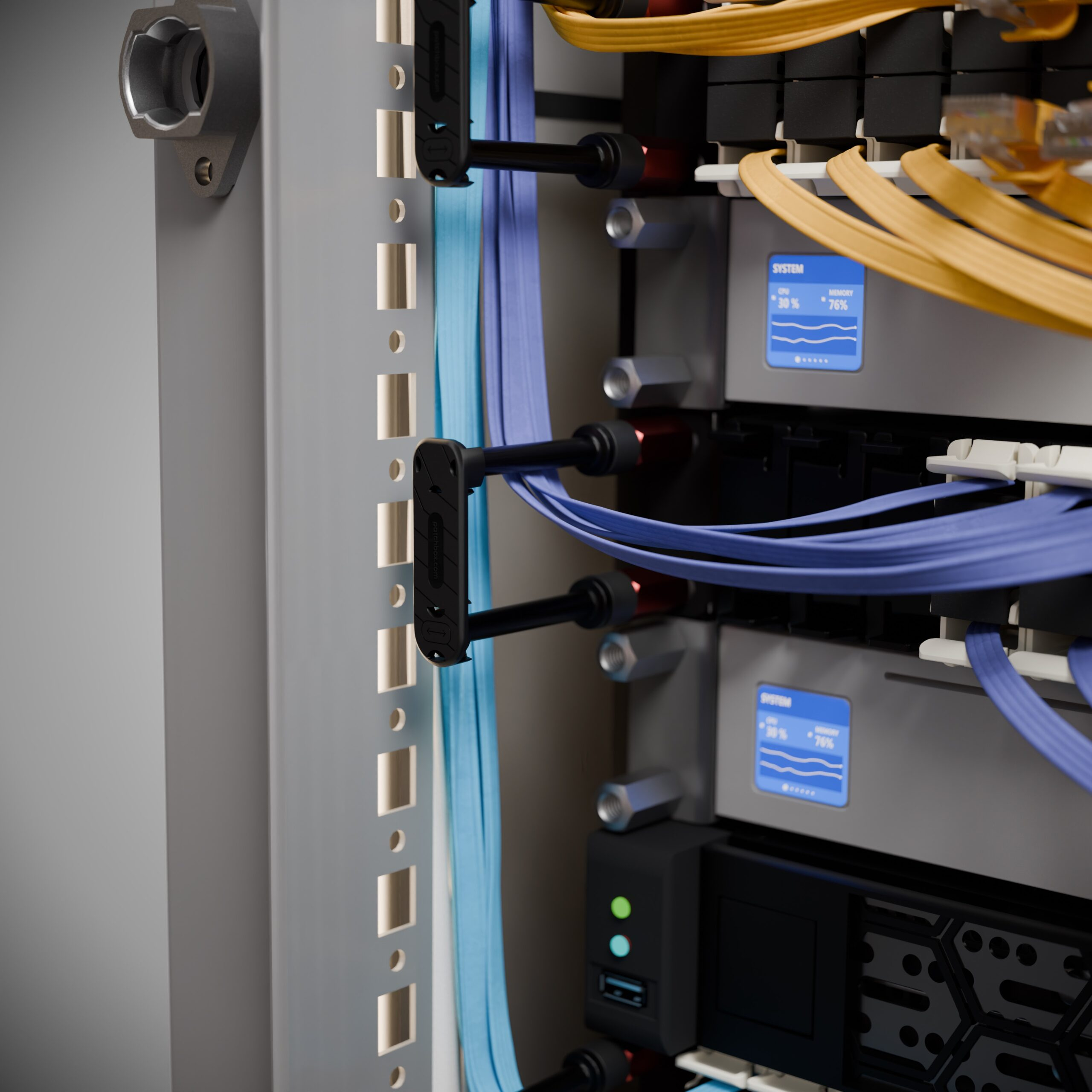 PATCHBOX Patchcatch Solo 24VPE Pannello di gestione del cavo