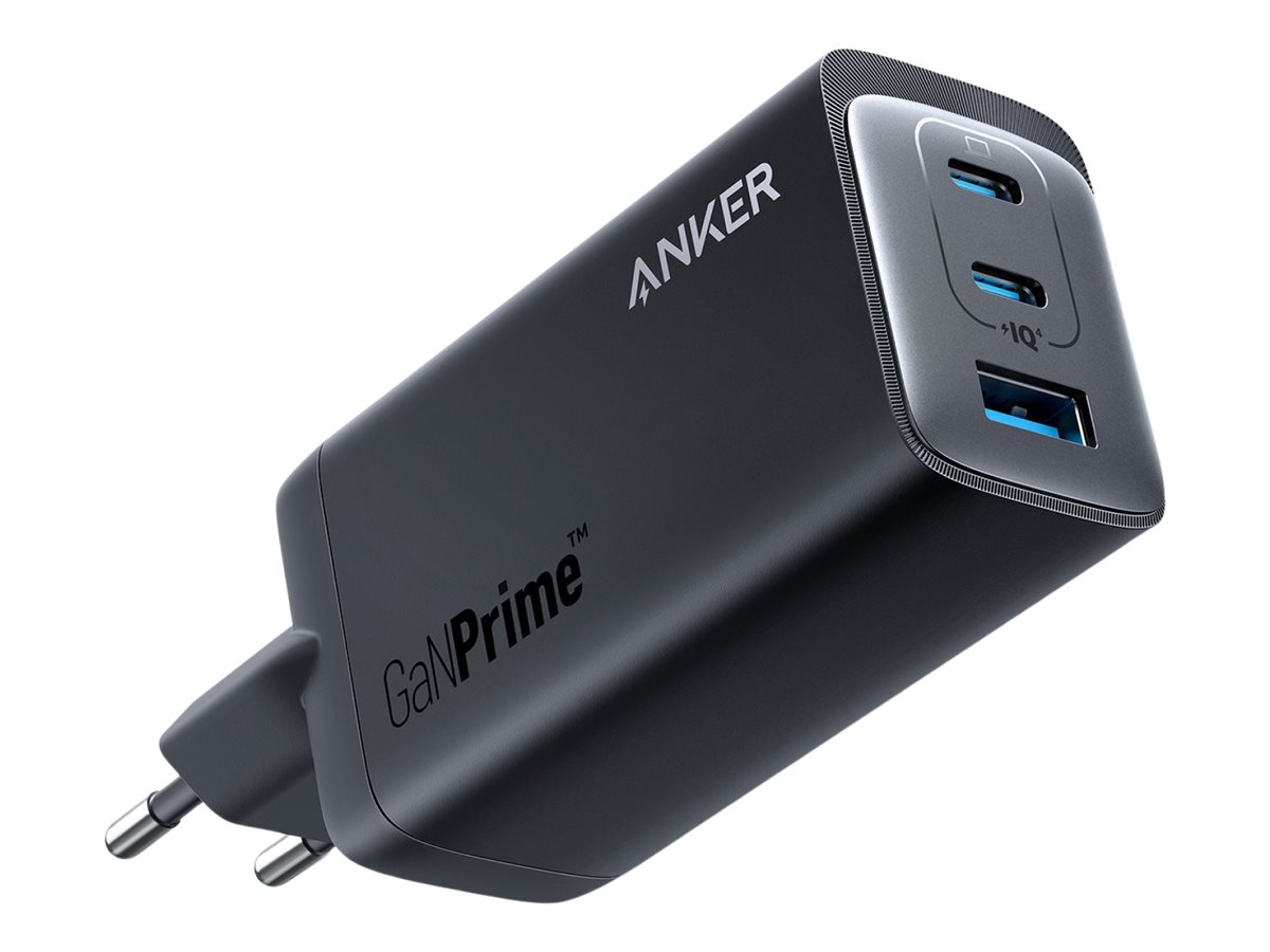 Anker Innovations 737 GaN III 3-Port 120W Charger 2*C(100W)+1*A(22.5W) Black EU