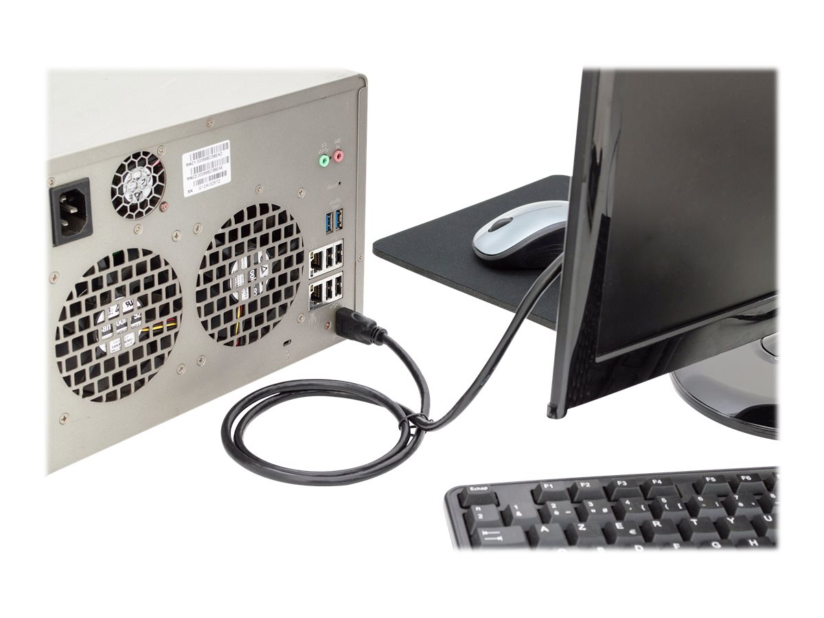 Digitus HDMI High Speed con cavo di collegamento Ethernet