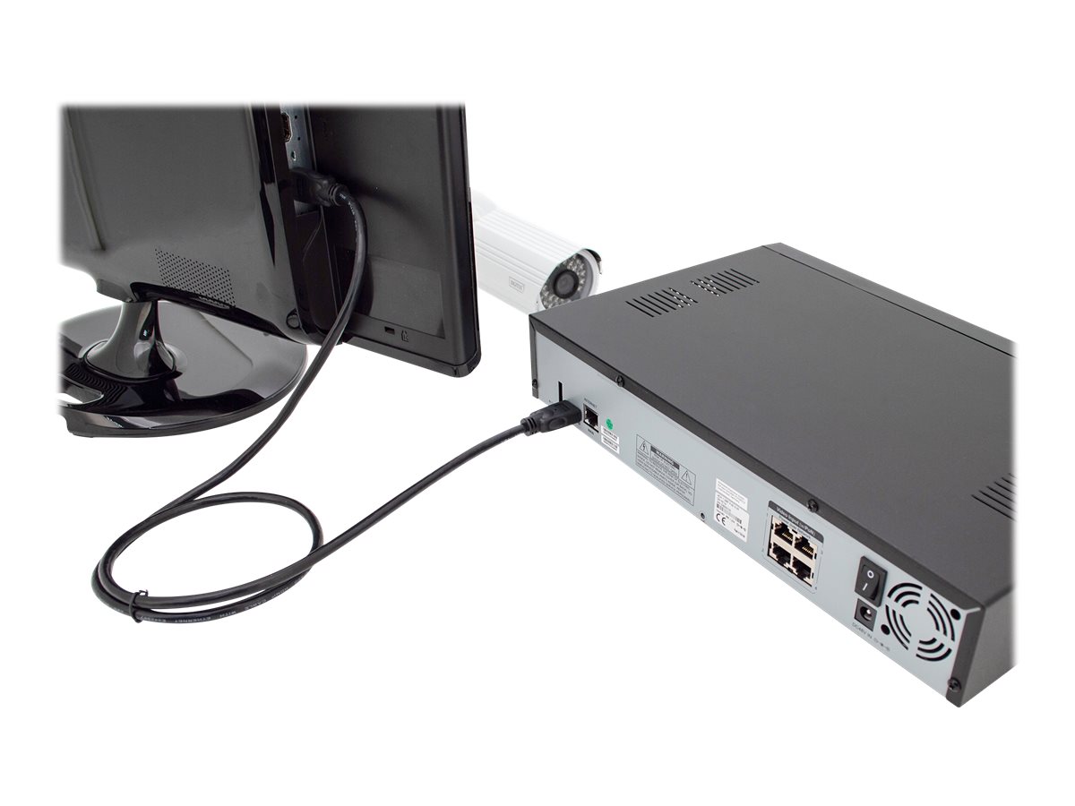 Digitus HDMI High Speed con cavo di collegamento Ethernet