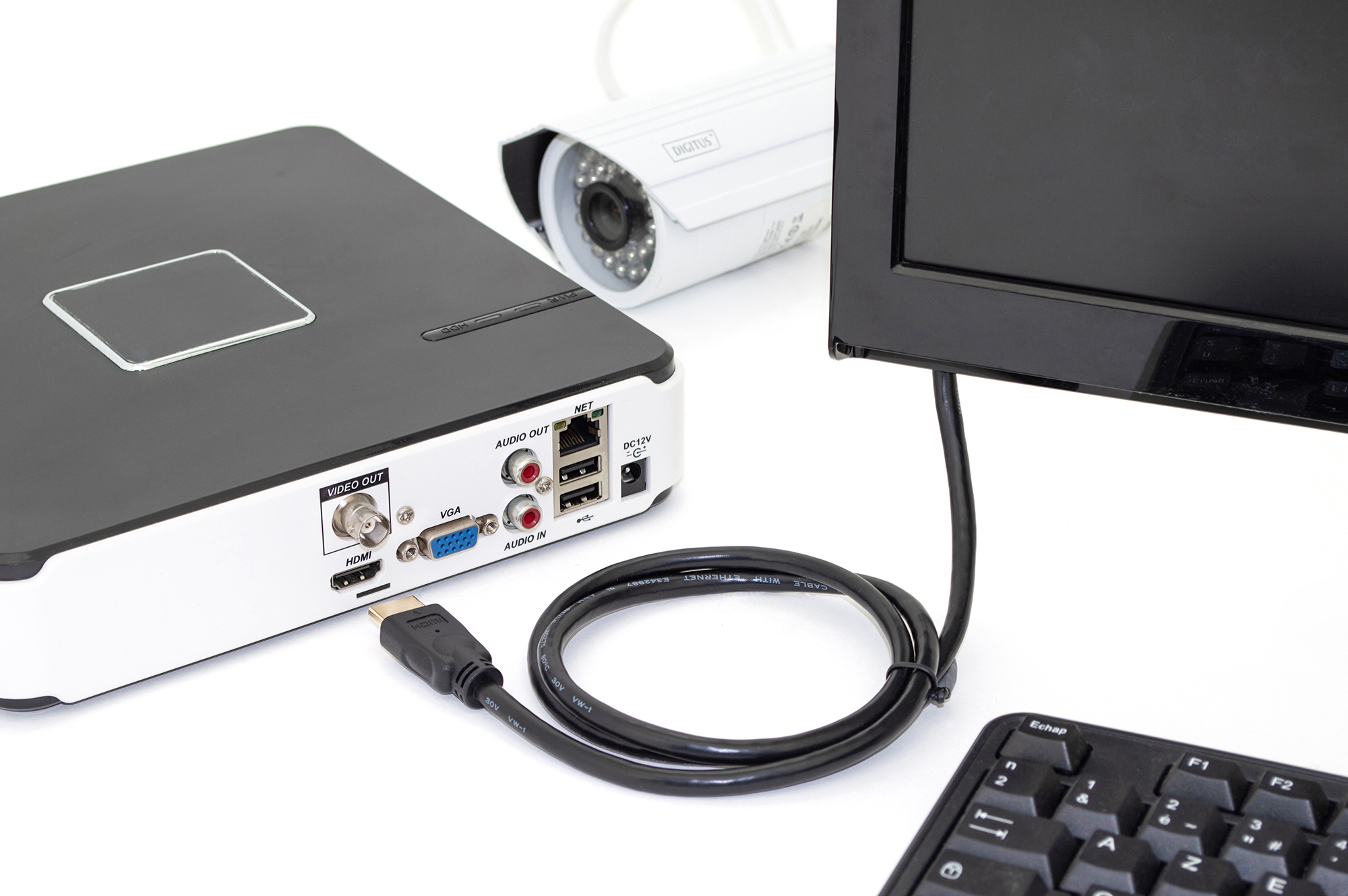 Digitus HDMI High Speed con cavo di collegamento Ethernet