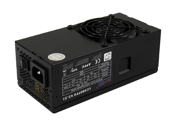 LC-Power LC-400TFX V2.31 power supply unit 350 W 20+4 pin ATX TFX Black