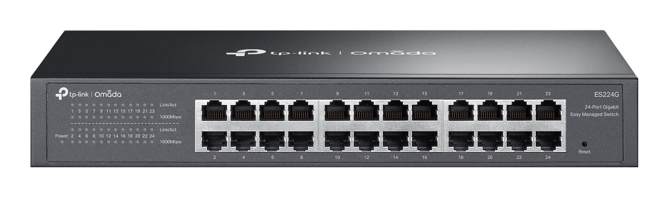 TP-Link Omada ES224G commutateur r�seau G�r� L2 Gigabit Ethernet (10/100/1000) Noir