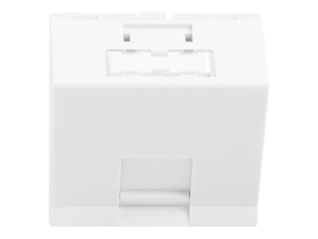 Digitus Plaque frontale, 1 port, 45 x 45 mm, coude, pour cadre DN-93802-5-SH