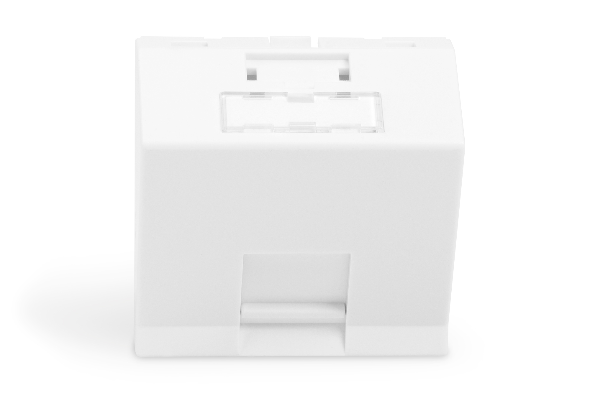 Digitus Plaque frontale, 1 port, 45 x 45 mm, coude, pour cadre DN-93802-5-SH