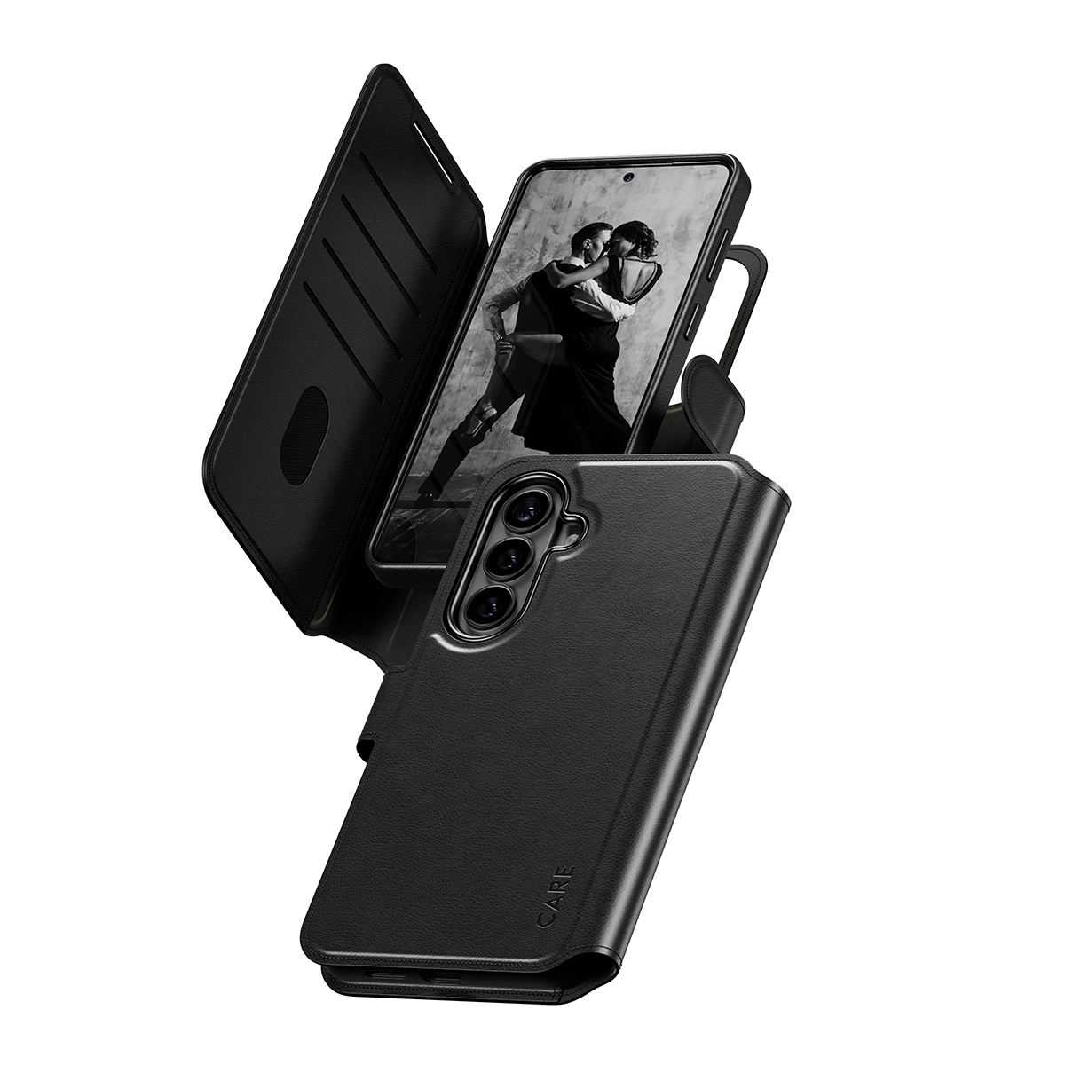 PanzerGlass CARE? by Case Tango 2-in-1 Wallet m. Qi Samsung Galaxy S26+ Cover...