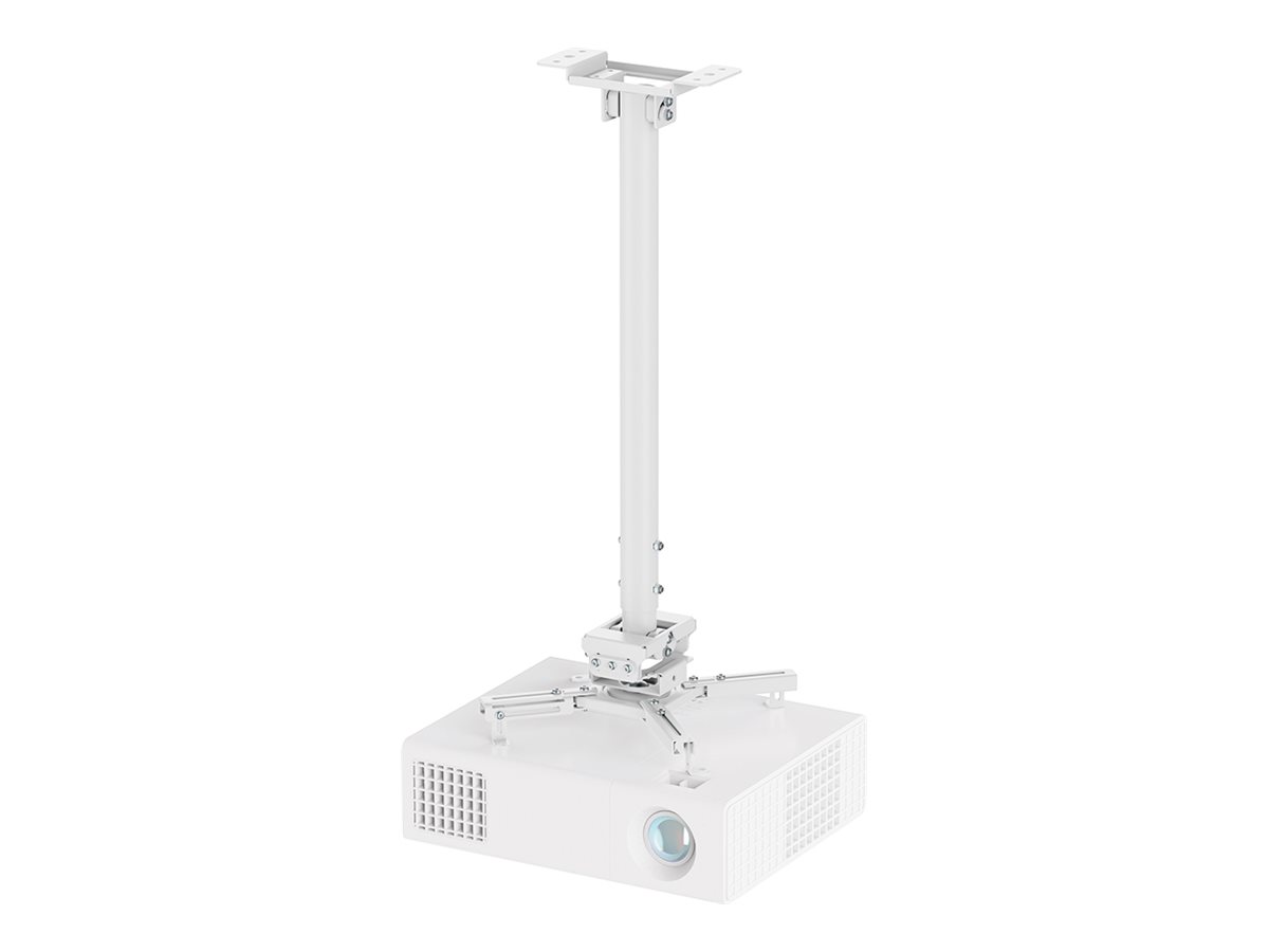 Neomounts CL25-550WH1 Beamer ceiling mount - h 74,5-114,5 cm - easy-install - full motion