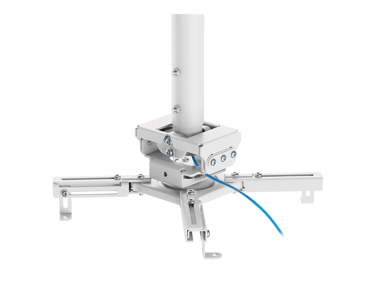 Neomounts CL25-550WH1 Beamer ceiling mount - h 74,5-114,5 cm - easy-install - full motion