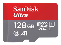 SanDisk 128GB Ultra microSDXC 140MBs+Adapt 2Pack - Extended Capacity SD (MicroSDHC)