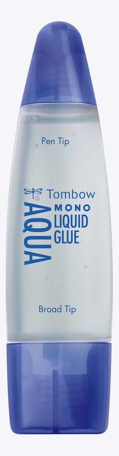 Tombow ow MONO Aqua Liquid Glue With Two Tips Transparent Pack 10