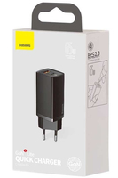 Baseus GaN2 Lite USB-C USB-A Netzladegert 65W