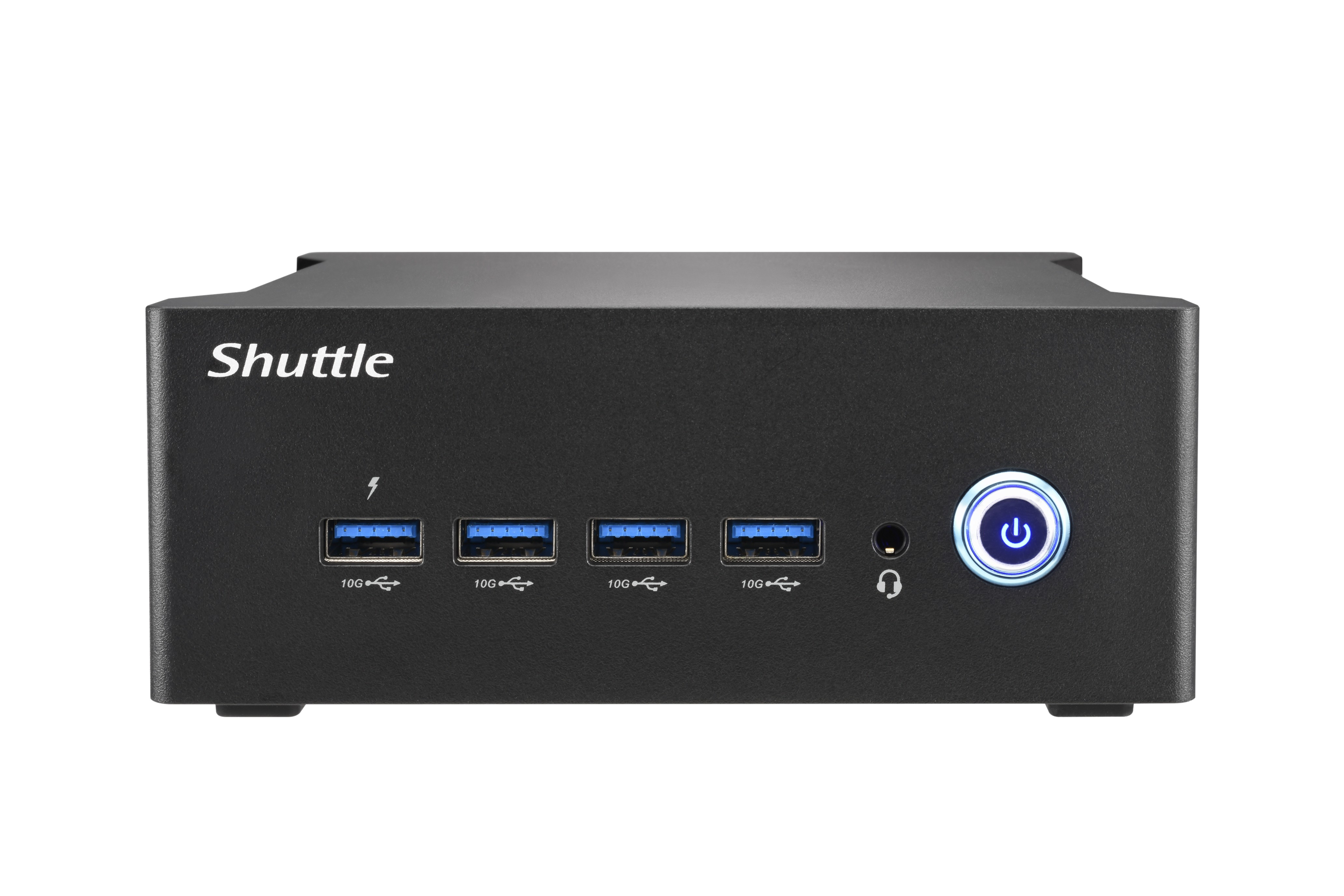 Shuttle Nano PC NA10H7, AMD Ryzen 7-8845HS APU, Radeon780M , 2xHDMI, 2xUSB-C 4.0(DP), 2x2.5Gbit LAN, 24/7 permanent operation, incl. VESA
