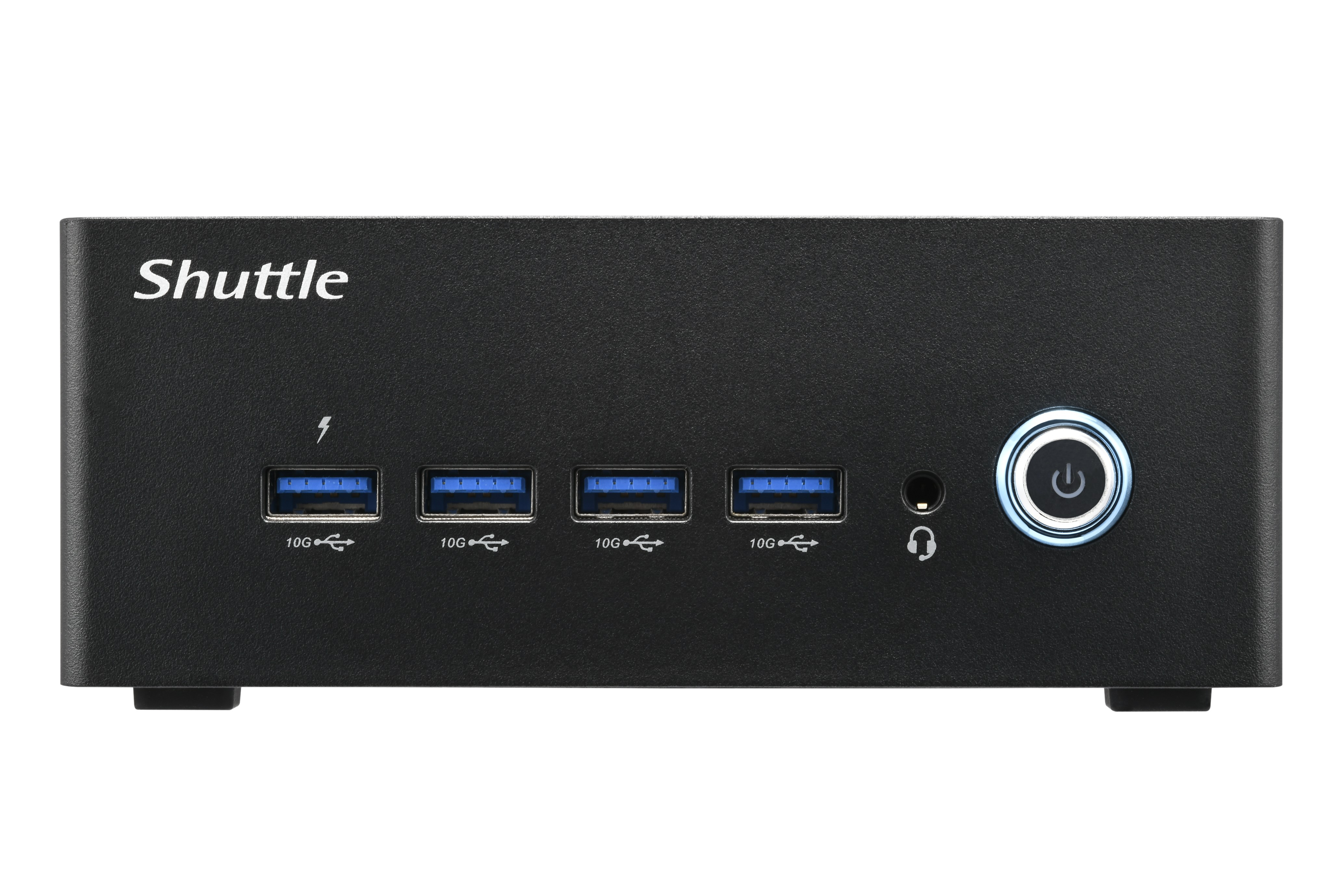 Shuttle Nano PC NA10H7, AMD Ryzen 7-8845HS APU, Radeon780M , 2xHDMI, 2xUSB-C 4.0(DP), 2x2.5Gbit LAN, 24/7 permanent operation, incl. VESA