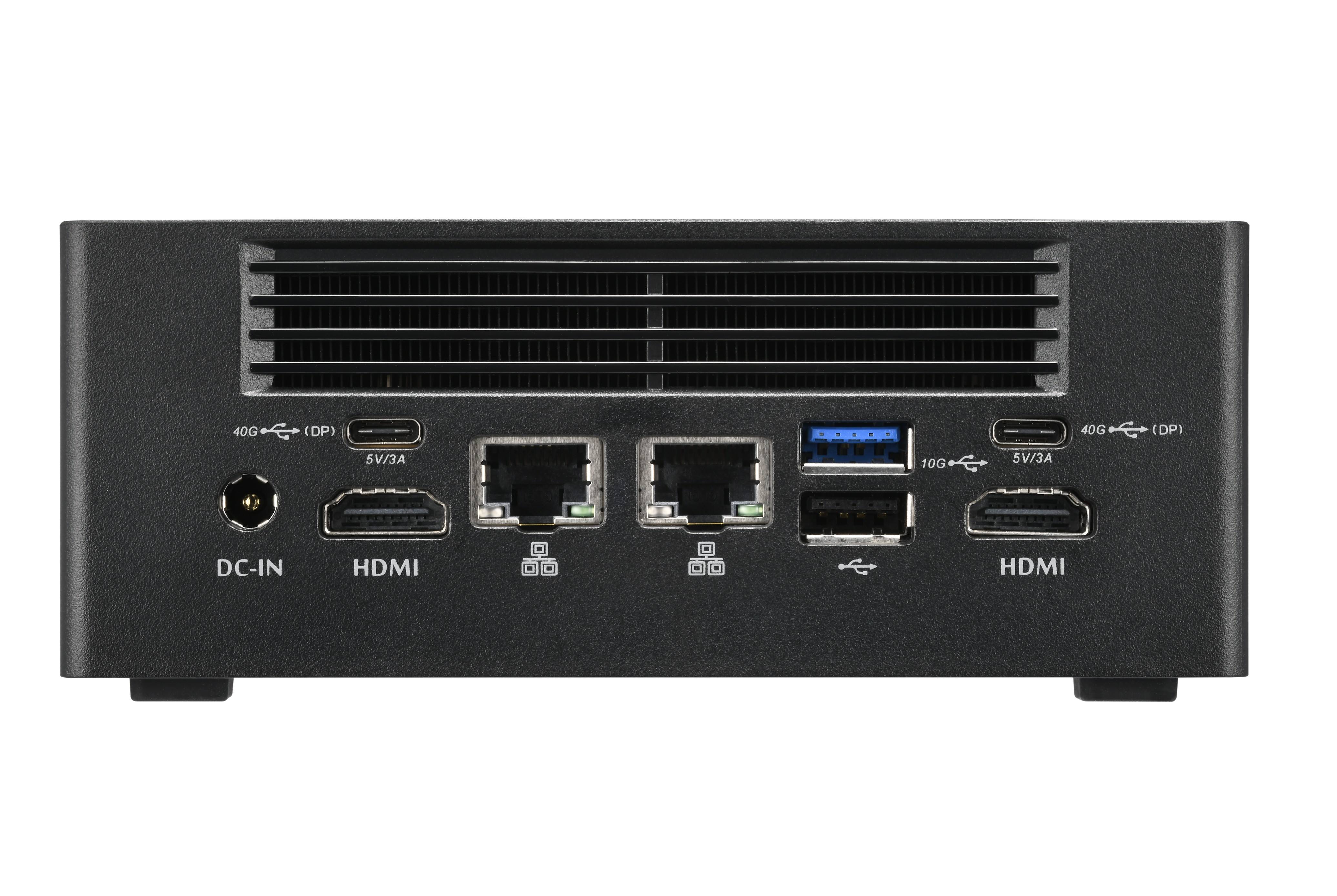 Shuttle Nano PC NA10H7, AMD Ryzen 7-8845HS APU, Radeon780M , 2xHDMI, 2xUSB-C 4.0(DP), 2x2.5Gbit LAN, 24/7 permanent operation, incl. VESA