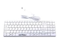 Seal Shield SSKSV099 keyboard USB QWERTZ German White