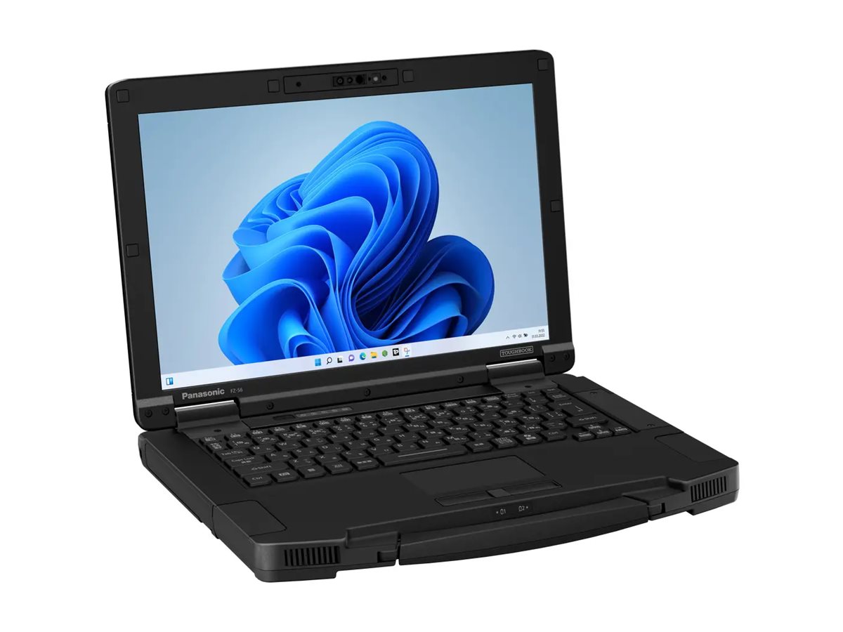 Panasonic Toughbook 56 mk1 Intel Core Ultra 5 235H Computer portatile 35,6 cm (14) Touch screen WUXGA 16 GB DDR5-SDRAM 512 GB SSD Wi-Fi 7 (802.11be) Windows 11 Pro Nero, Grigio