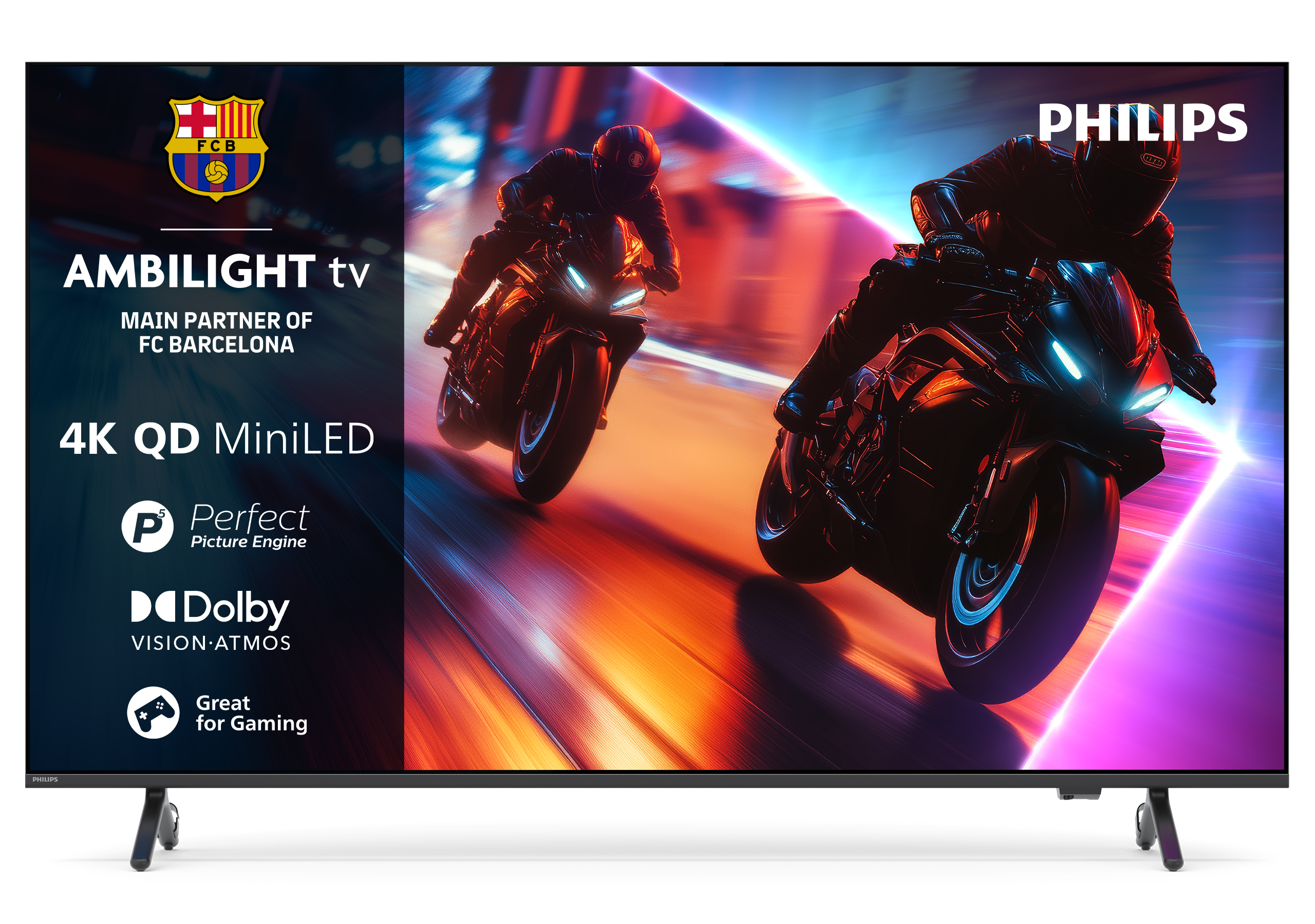 Philips 75MLED910 - 189 cm (75) Diagonalklasse LCD-TV mit LED-Hintergrundbeleuchtung - QLED - Smart TV - TITAN OS - 4K UHD (2160p)