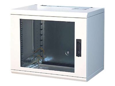 Schweitzer Systemtechnik EasyFix - Geh�use - geeignet f�r Wandmontage - Hellgrau, RAL 7035 - 9U - 48.3 cm (19)