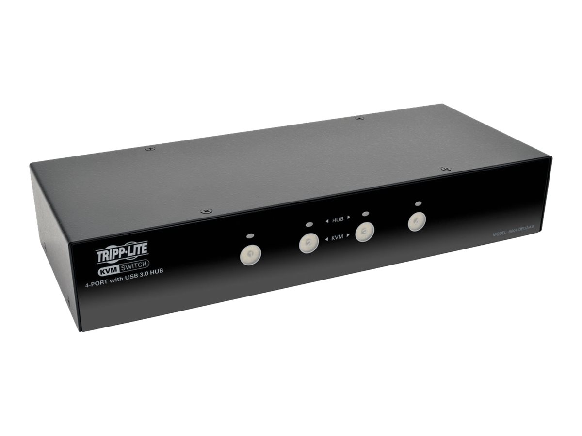 Tripp Lite B004-DPUA4-K switch per keyboard-video-mouse (kvm) Nero