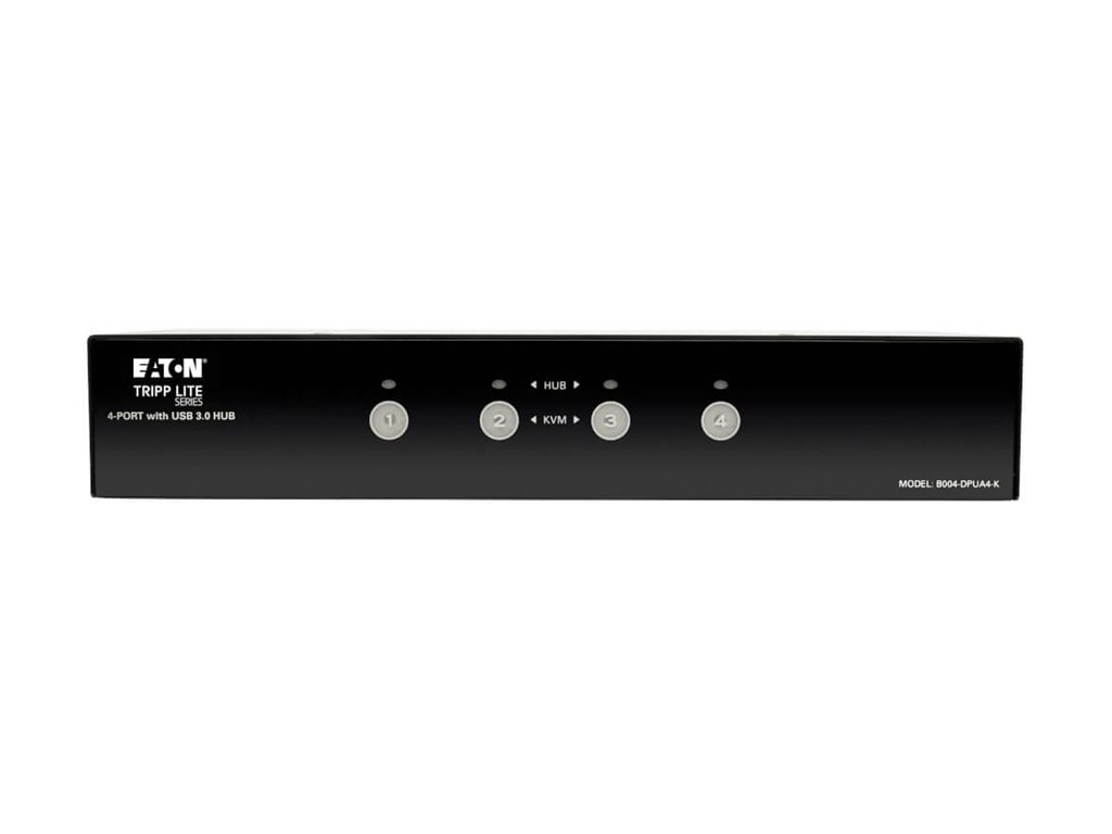 Tripp Lite B004-DPUA4-K switch per keyboard-video-mouse (kvm) Nero
