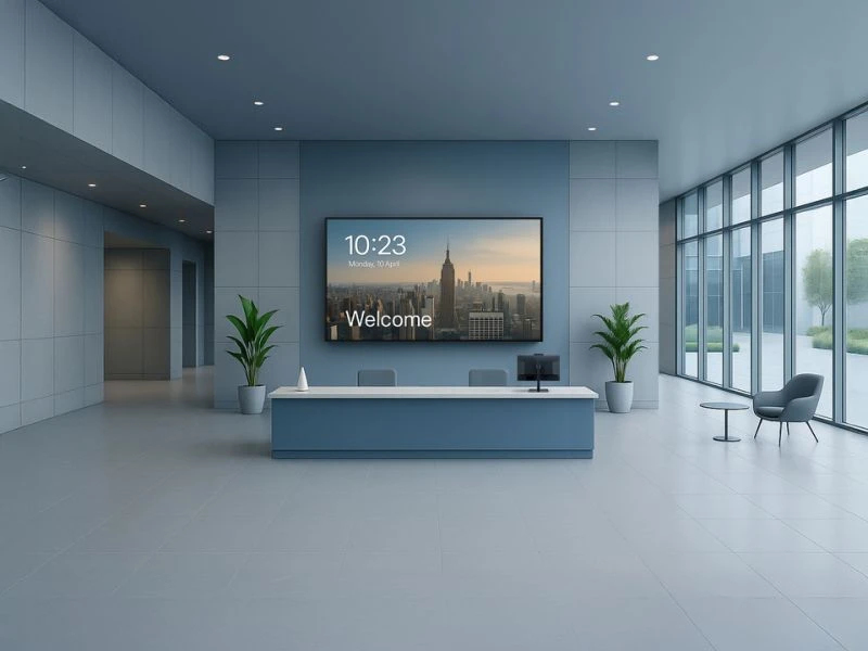 Viewsonic CDE5014-2C �cran daffichage dynamique �cran plat de signalisation num�rique 127 cm (50) LCD Wifi 500 cd/m� 4K Ultra HD Noir Int�gr� dans le processeur Android 14 24/7