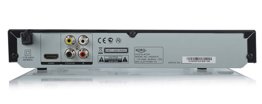 Xoro HSD 8470 DVD player Black, Grey