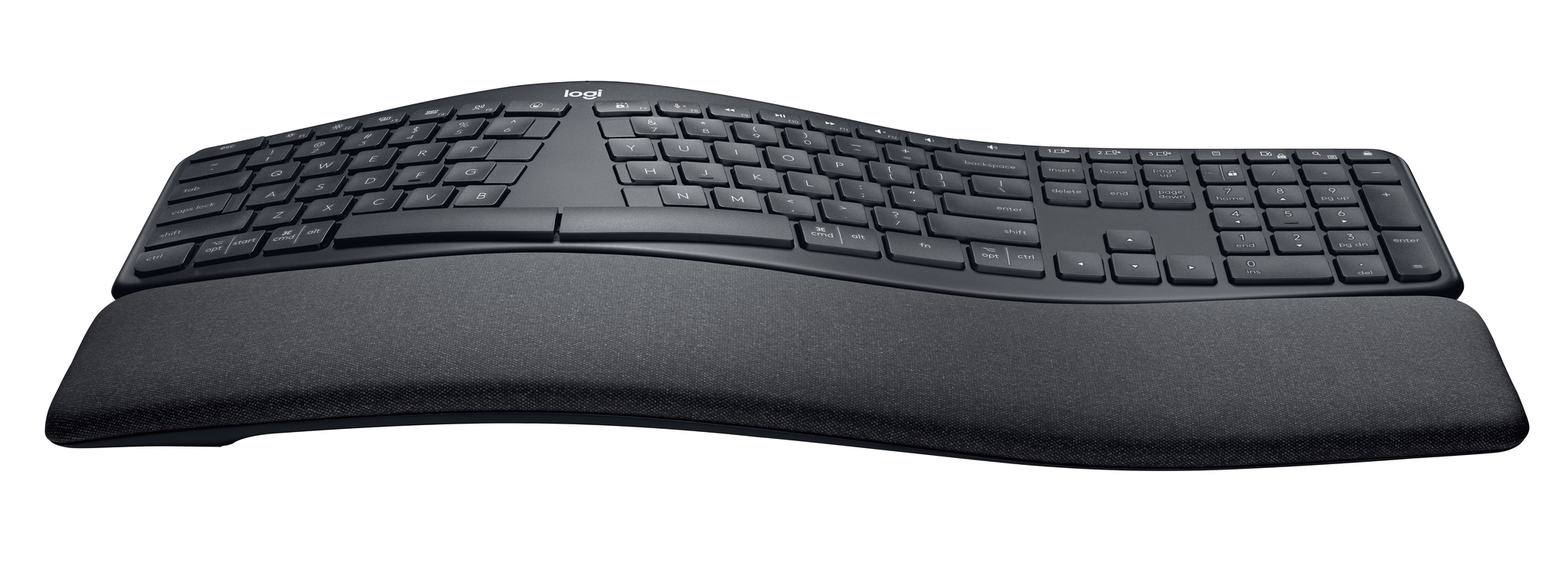 Logitech Ergo K860 for Business teclado RF Wireless + Bluetooth Ingl�s internacional Grafito