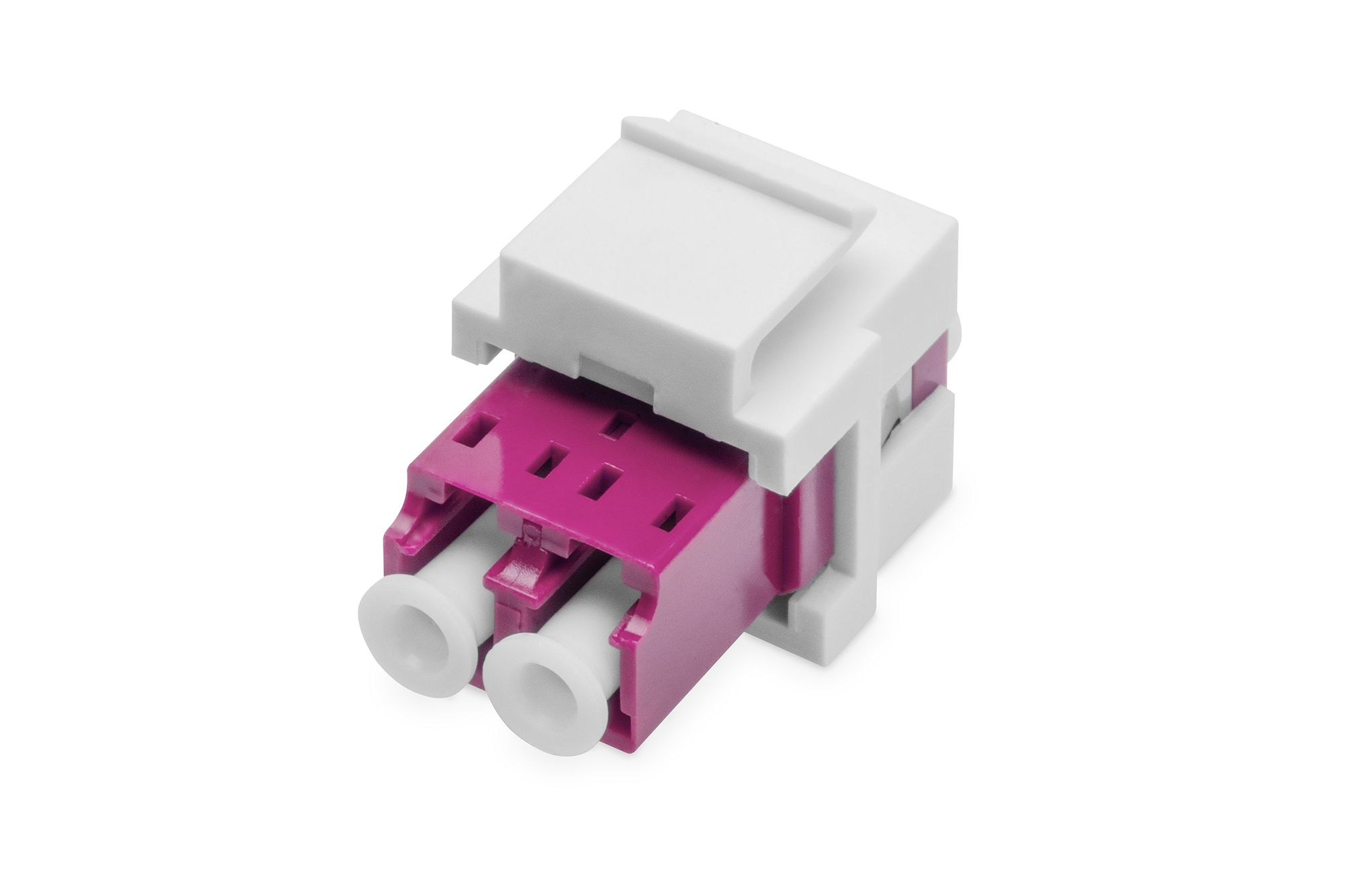 Digitus DN-96019-1-K adattatore di fibra ottica LC/LC 1 pz Viola