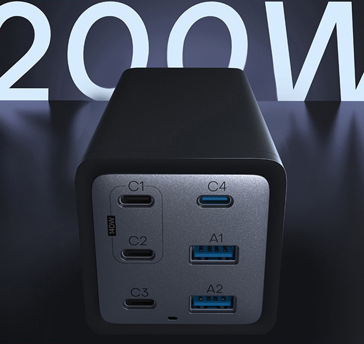 Conceptronic OZUL06BE chargeur dappareils mobiles Universel Noir Secteur Charge rapide Intrieure