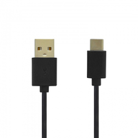 Emporia DATA-TC-GNG-B cavo USB 1 m USB A USB C Nero